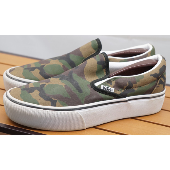 VANS Classic Slip-On (Woodland Camo) Unisex Size W 8.5 / M 7 - Picture 1 of 12